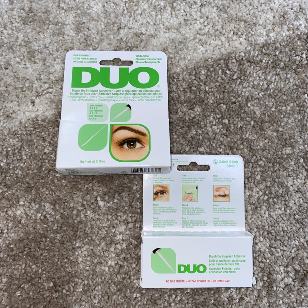 Duo false eyelash glue waterproof set of 2
